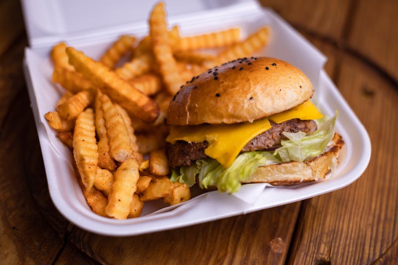 Seasoned crinkle cut fries side